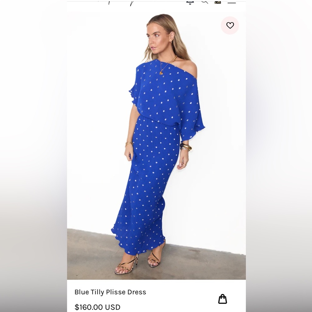 NWT Never Fully Dressed Tilly Dress in Blue